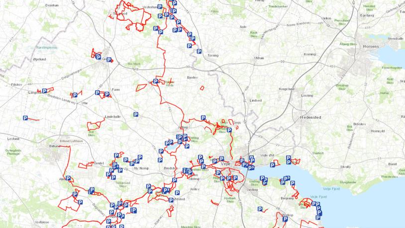 Vandreruter i Vejle Kommune